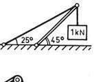 Determine the stresses of the light bar and support wire-example-1