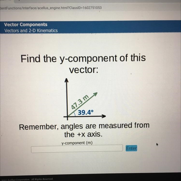 Find the y component of this vector please answer correctly-example-1