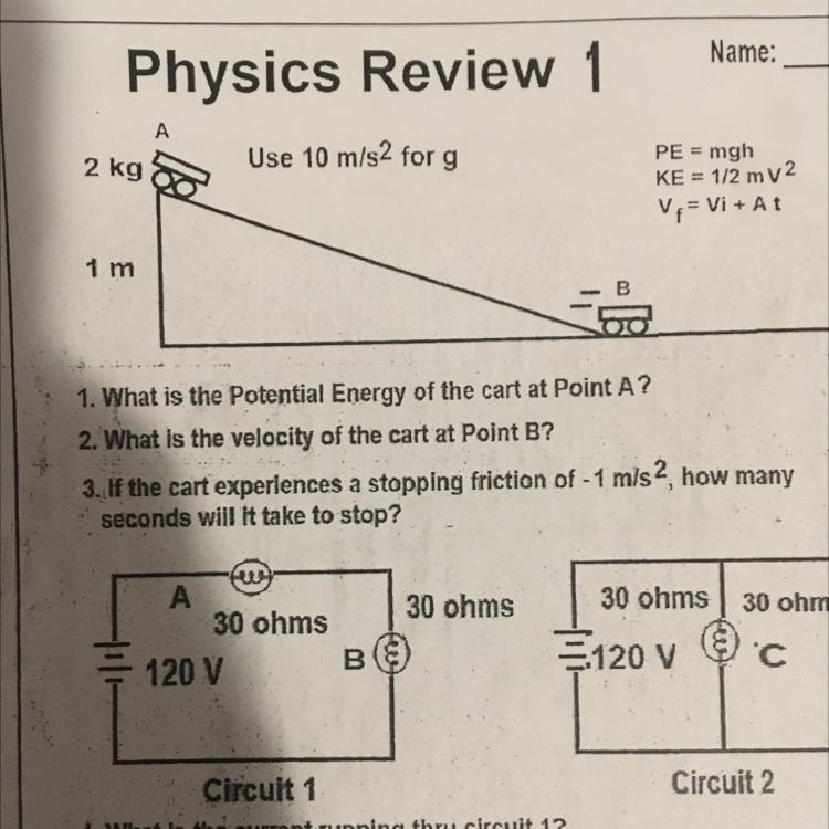 2 kg Use 10 m/s2 for g-example-1