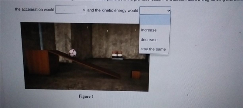 HELP!!! Think about the soccer ball rolling down the inclined plane from the previous-example-1