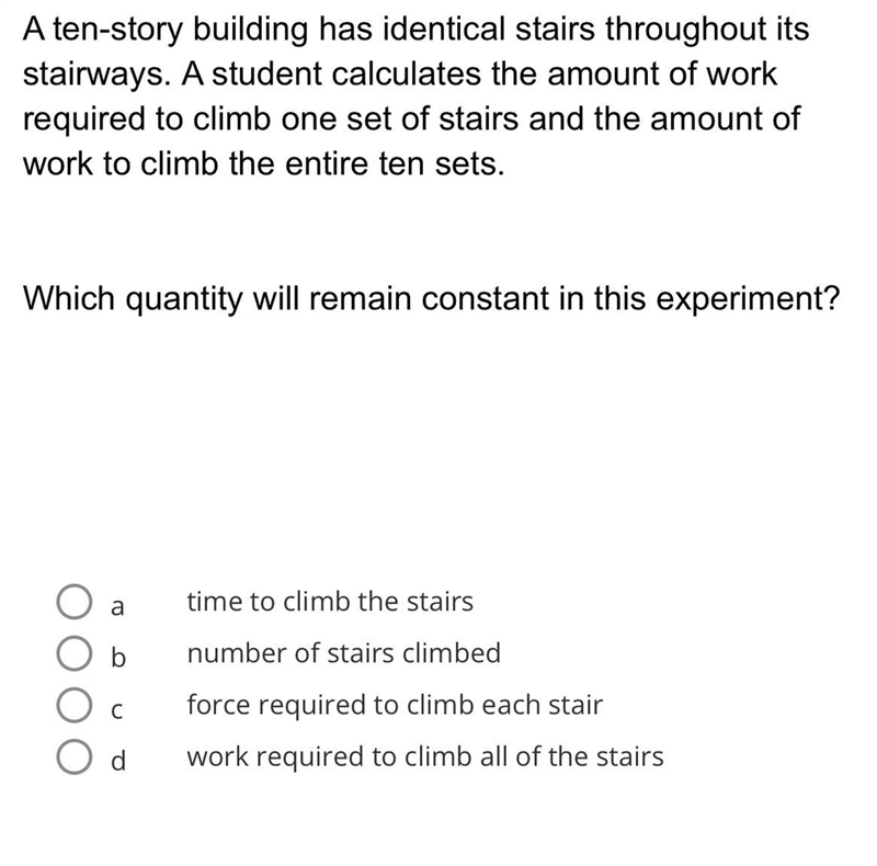 Ten-story building has identical stairs throughout its stairways. A student calculates-example-1