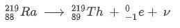 Identify the type of radioactive decay in the following reaction:a) Betab) Gammac-example-1