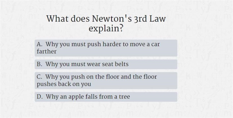 What does newton's 3rd law explain?-example-1