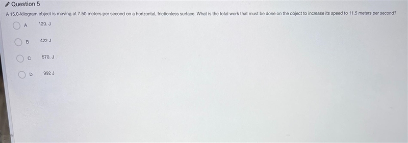 A 15.0object moving at 7.50 meters per second on a horizontal, frictionless surfaceWhat-example-1