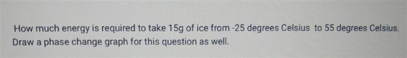 Please draw/show the phase change graph!!! I know the energy just need to figure out-example-1