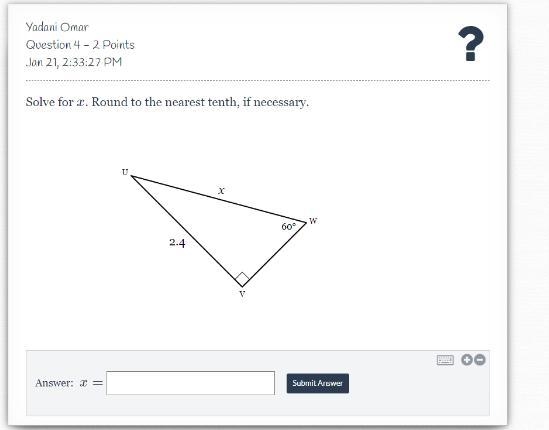 Express tan CC as a fraction in simplest terms.ABC15817Answer: \tan C =tanC=-example-1