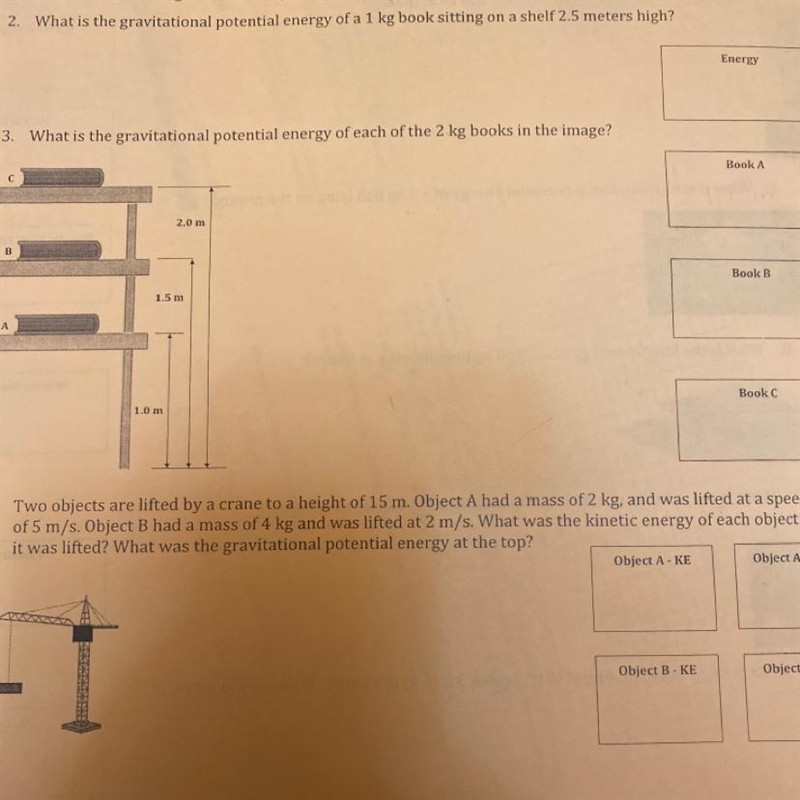 What is the gravitational potential energy of a 1kg book sitting on a shelf 2.5 meters-example-1