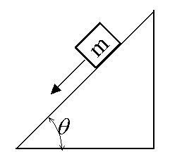 A brick with a mass of 3 kg is set on an incline angled at 37°. The block accelerates-example-1