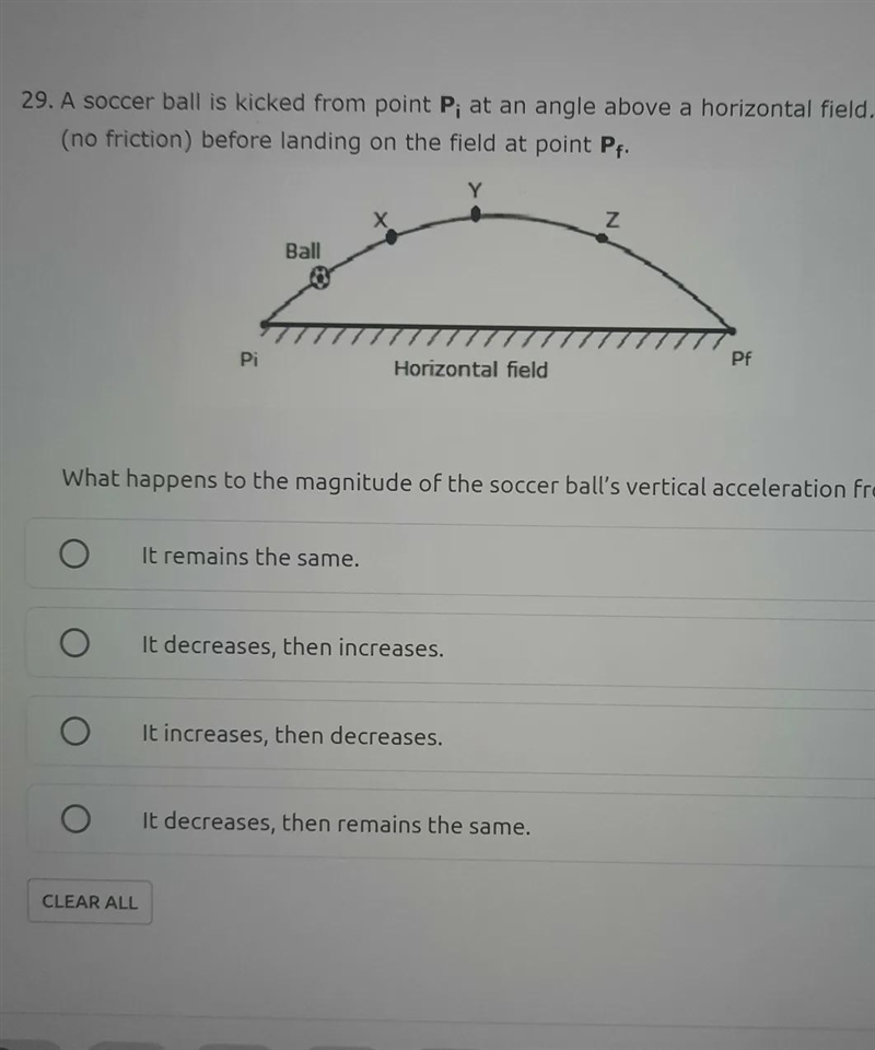 A soccer ball is kicked from point p_i at angle above a horizontal field. The Baul-example-1