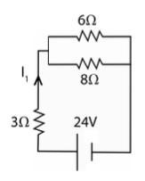 Consider the circuit shown below.a. Calculate the equivalent resistance of the system-example-1