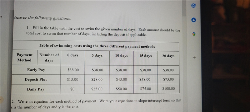 Graph each equation on the same set of axes so you can visually compare the payment-example-1