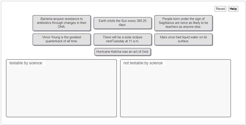 Listed following are a series of statements that each make a claim. Classify these-example-1