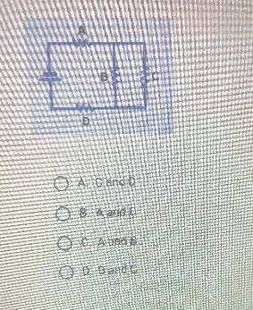 Which resistors in the circuit must always have the same current?B33cMDO A. C and-example-1