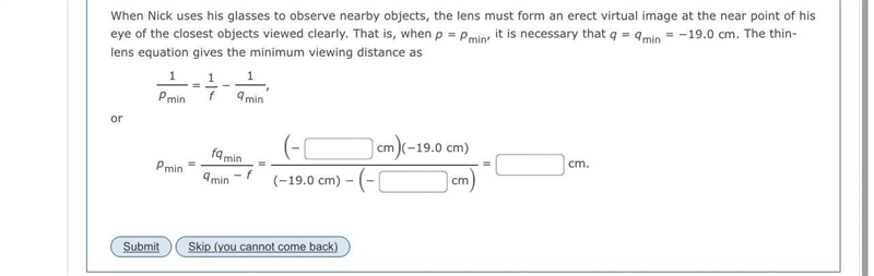 Please help me solve The focal length is 79 cm.-example-1