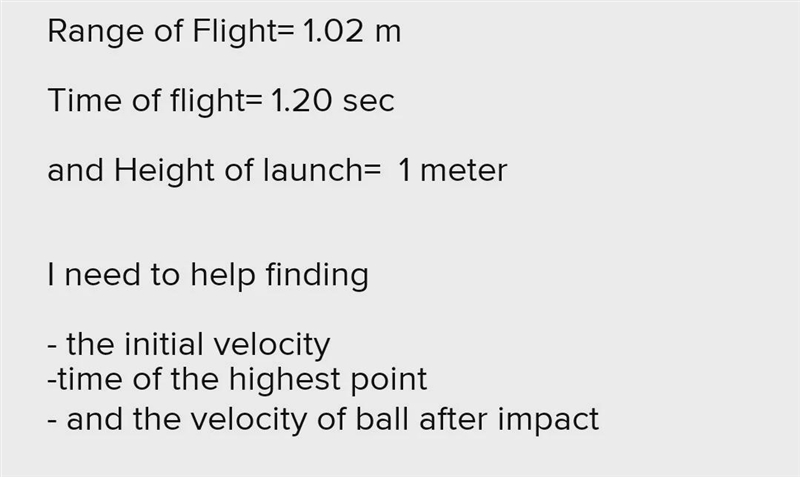 Hello this is a projectile motion question. I need help with a-example-1