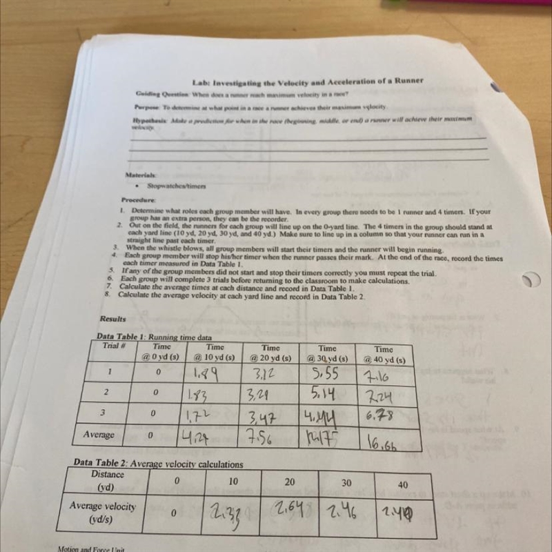 (a). Please check and calculate the average value of time in each trial.(b). It says-example-1