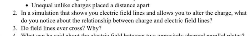 In a simulation that shows you electric field lines and allows you to alter the charge-example-1