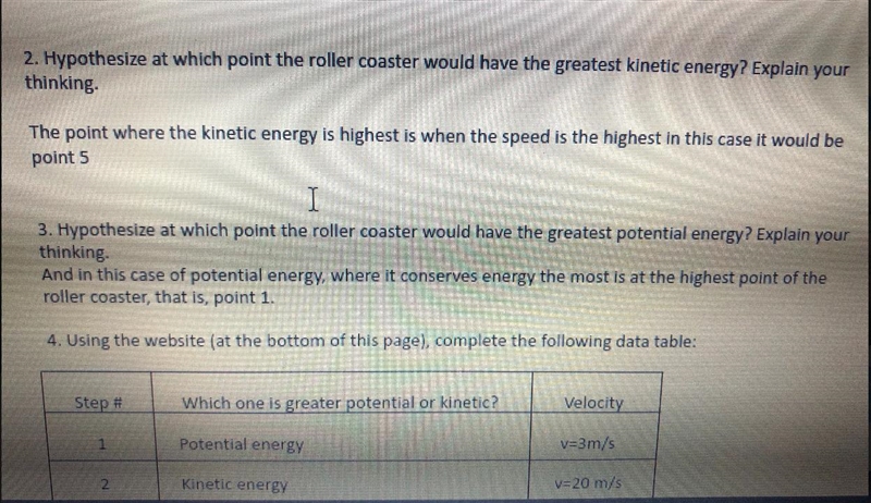 5. Was you hypothesis supported by the data collected for question 2? Why or why not-example-1