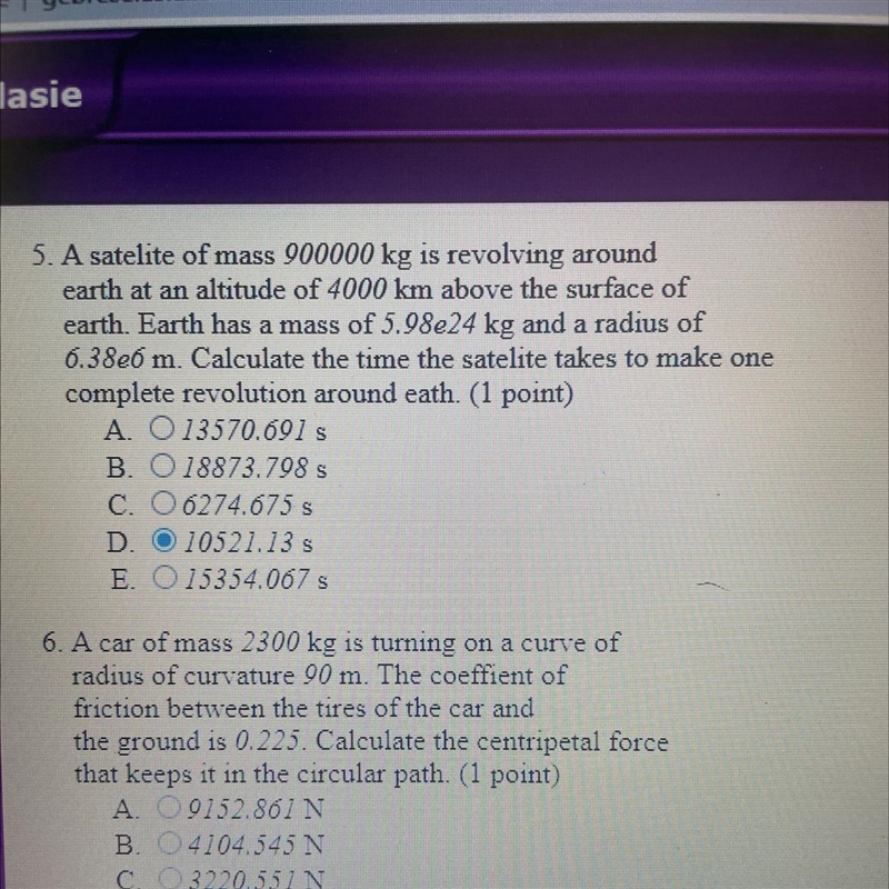 Need help on number 5. Got the answer but don’t know how to use the formulas. I need-example-1