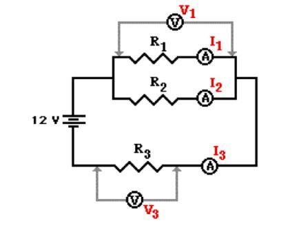 The circuit below is a combination circuit. The resistance values are R1 = 4 Ω R2 = 4 Ω R-example-1