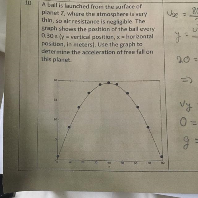 Checking my work, I need the acceleration of free fall-example-1