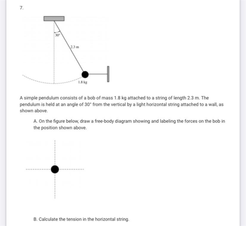 How do I calculate the tension in the horizontal string?-example-1