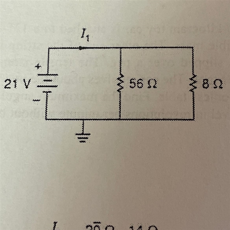 In the circuit shown, the resistors are connected in parallel.(a) Find the equivalent-example-1