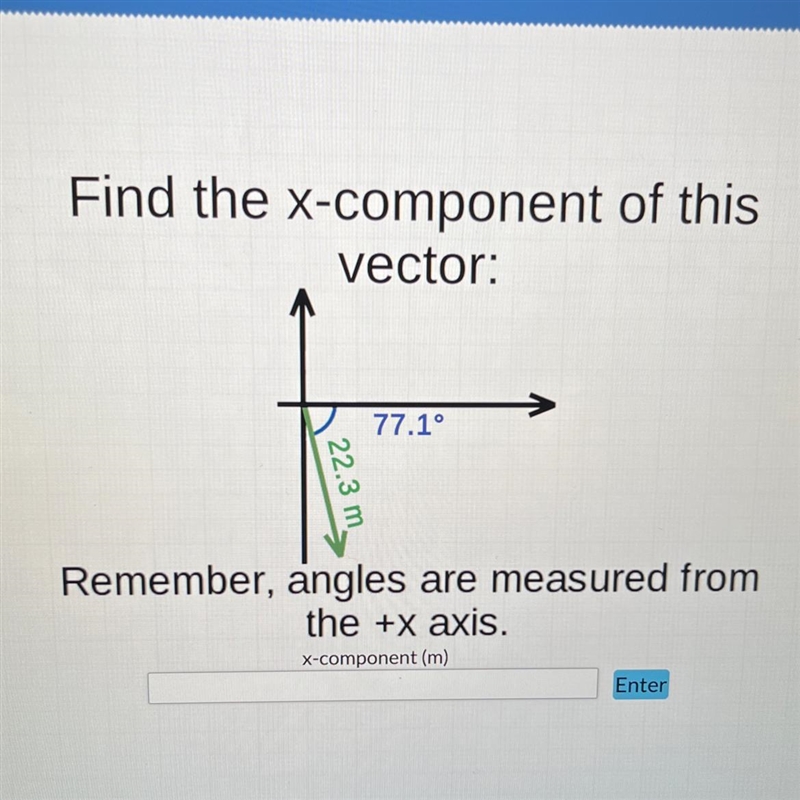 Find the x-component of this vector:-example-1