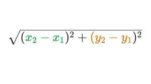 What is formula for distance ​-example-1