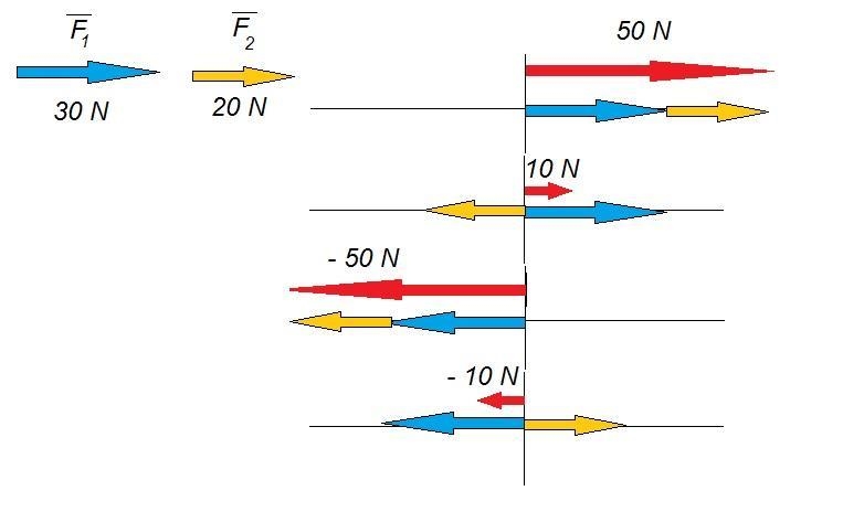 A force of 30 newtons and a force of 20 newtons act concurrently on an object. Which-example-1