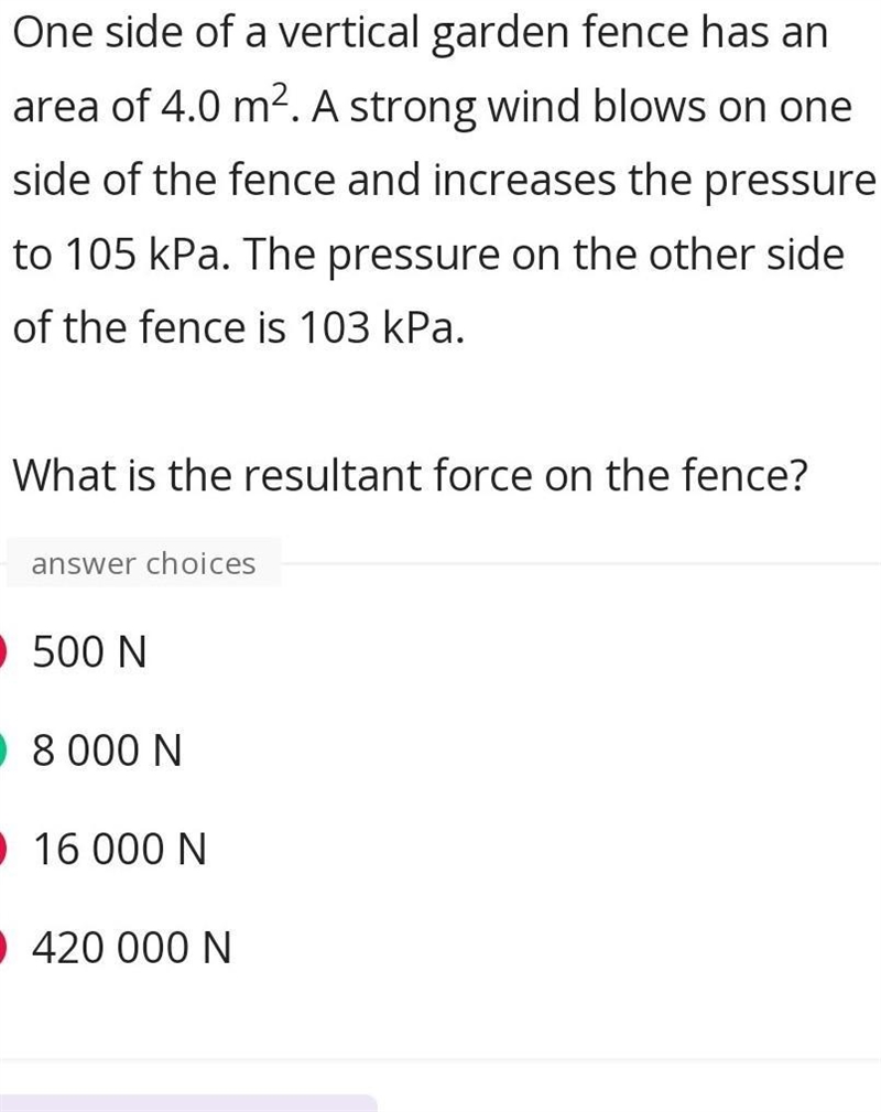 one side of a vertical garden fence has an area of 4 squared .A strong wind blows-example-1