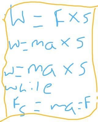 find the work done by the engine of a car which moves at an acceleration of 3 m / s-example-1