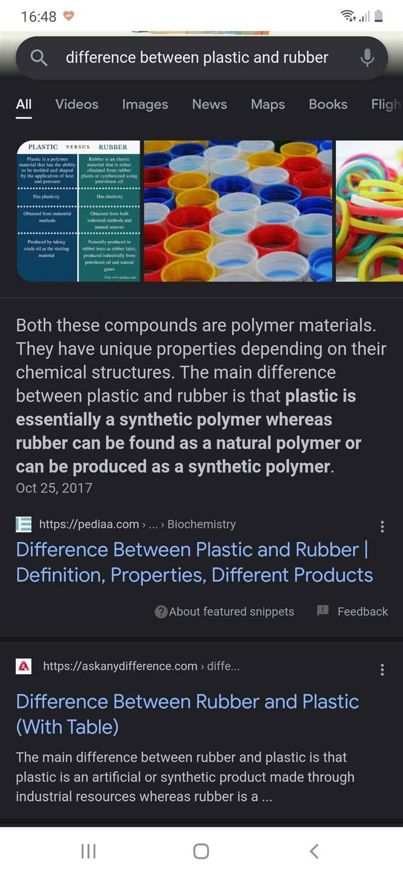 Difference between plastic and rubber-example-1