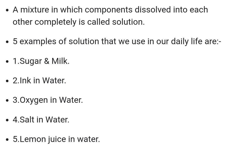 Write any three uses of solution in our daily life ​-example-1