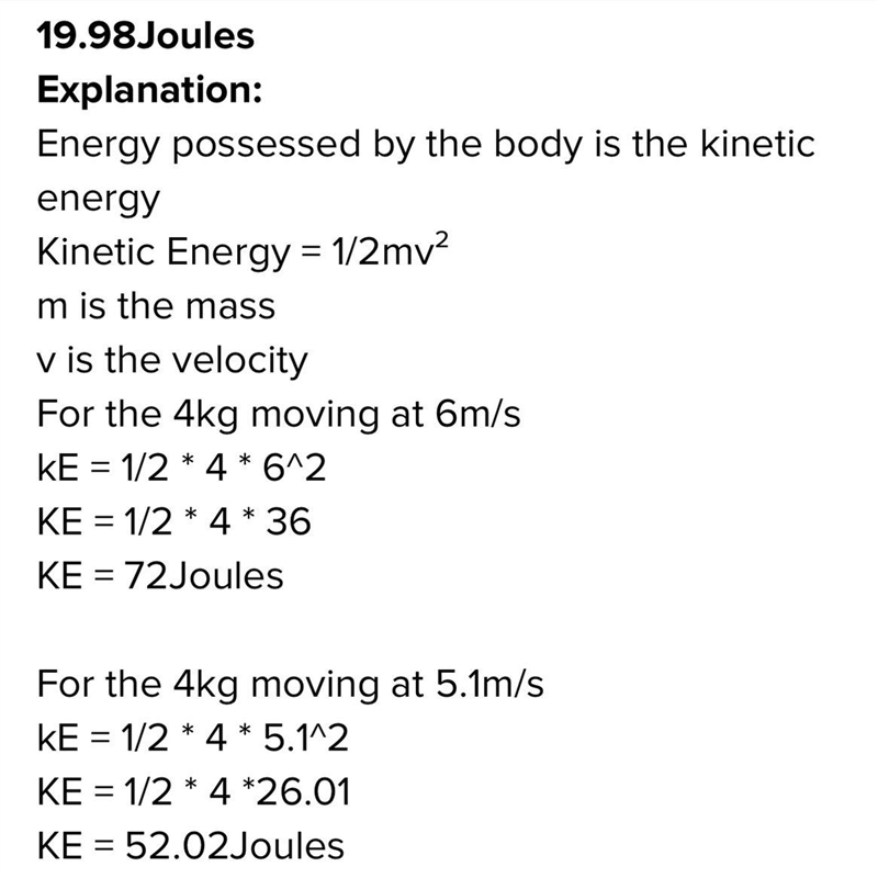 5. What is the kinetic energy of a 14 kg bowling ball moving down the lane at 6 m-example-1