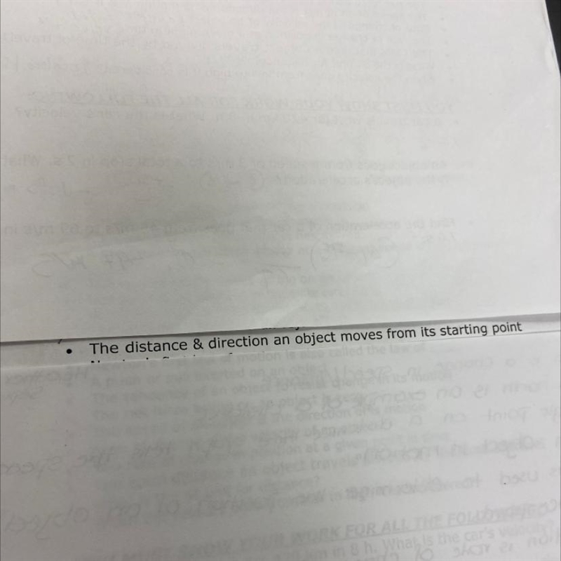 The distance and direction an object moves from its starting point?-example-1