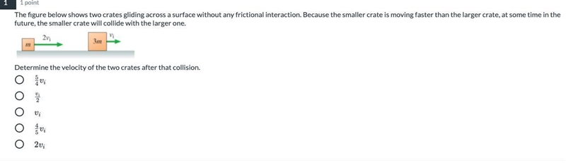 The figure below shows two crates gliding across a surface without any frictional-example-1