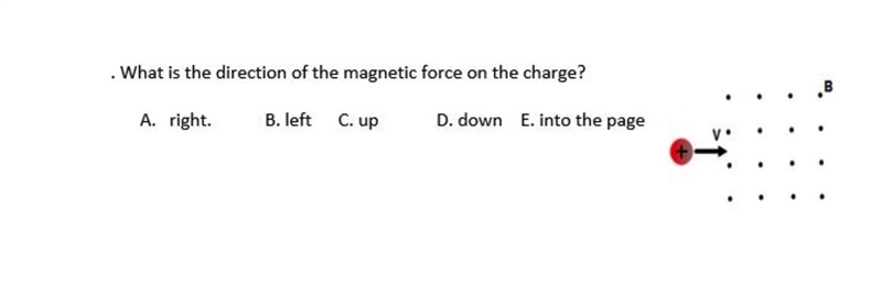 What is the direction of the magnetic force on the charge-example-1