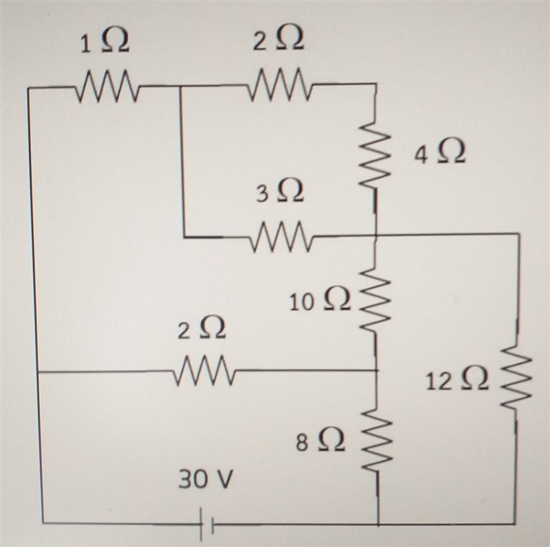 What is current of 12 ohm? help me pleasee​-example-1