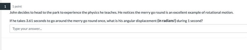 Item at position 1John decides to head to the park to experience the physics he teaches-example-1