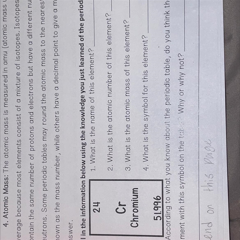 Fill in the information below using the knowledge you just learned of the periodic-example-1