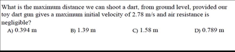 What is the maximum distance we can shoot a dart, from ground level-example-1