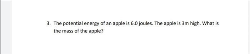 Calculate mass of the apple-example-1