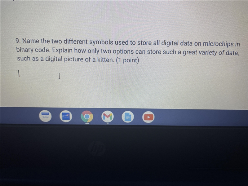 Please help ASAP Due in 20 mins!! Name the two different symbols used to store all-example-1