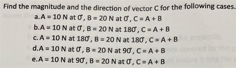 I already did part a and the magnitude for all the parts. I need help finding the-example-1