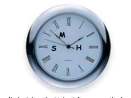 Which hand on a wall-clock has the longest period, the hour-hand, the minute-hand-example-1