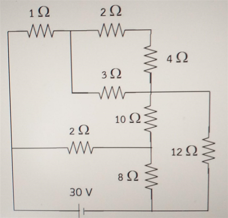 What is current of 12 ohm? help me pleasee 1. 0.25 A 2. 0.5 A 3. 1 A 4. 1.5 A 5. 2 A-example-1