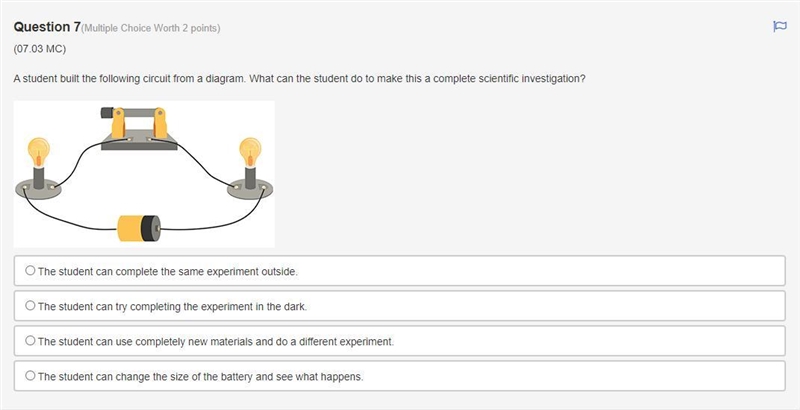 PLZ HELP DUE TODAY ! ! ! ! A student built the following circuit from a diagram. What-example-1