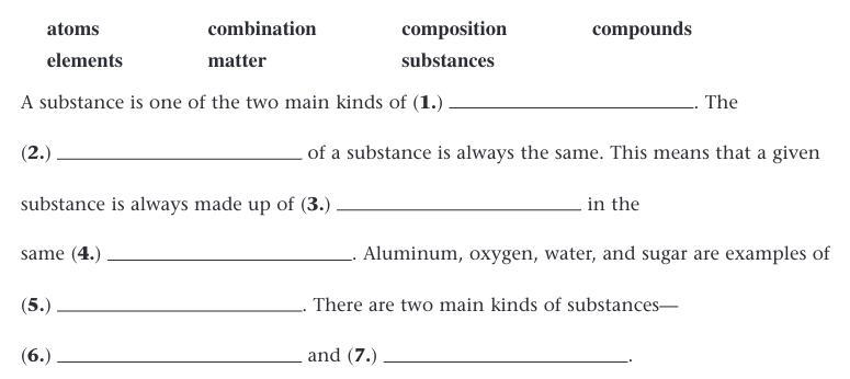 On each line, write the term from the word bank that correctly completes each sentence-example-1