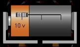 as shown in the picture below. How does changing the voltage affect both the compass-example-1